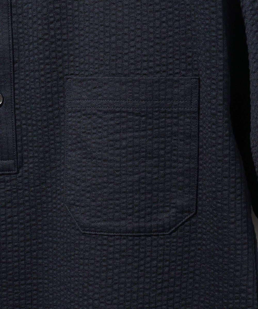 JOSEPH ABBOUD クールビズ【オリジナルオーガニックコットン使用・日本素材】JOEコットンサッカー ポロシャツ 