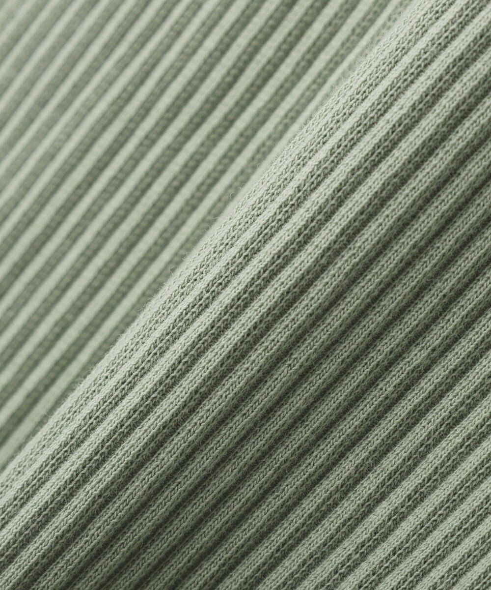 earth music&ecology アシメネックリブプルオーバー 