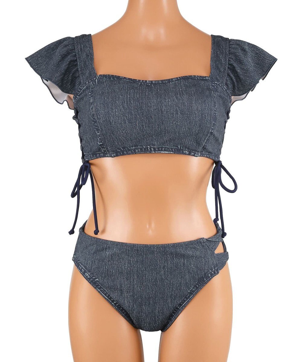 San-ai Resort（三愛水着楽園） ショルダーフリルノンワイヤービキニ 9M 　【San-ai Resort（サンアイリゾート）】 