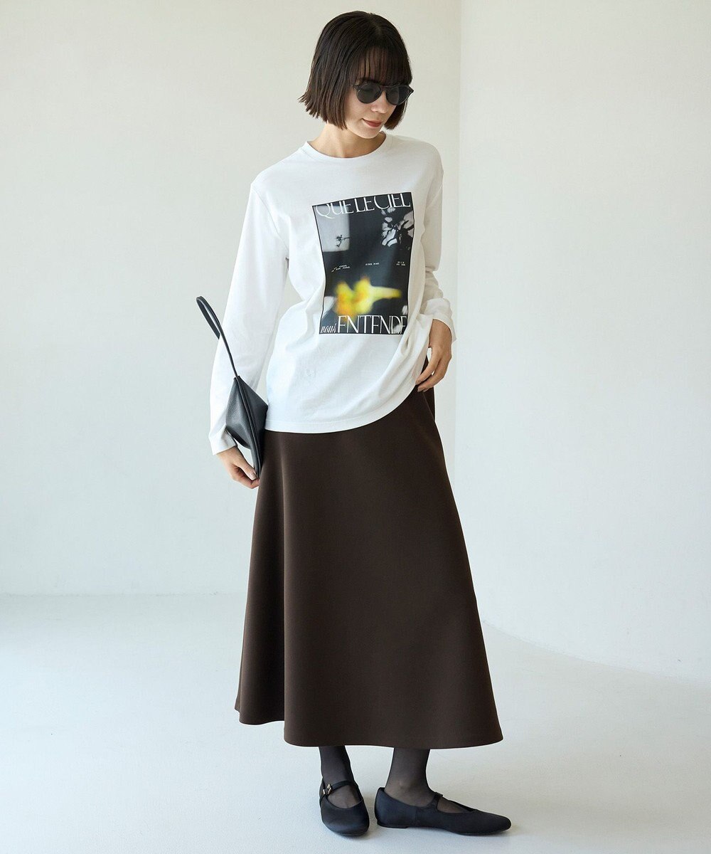 UNFILO コットンスムース グラフィック ロンＴ 