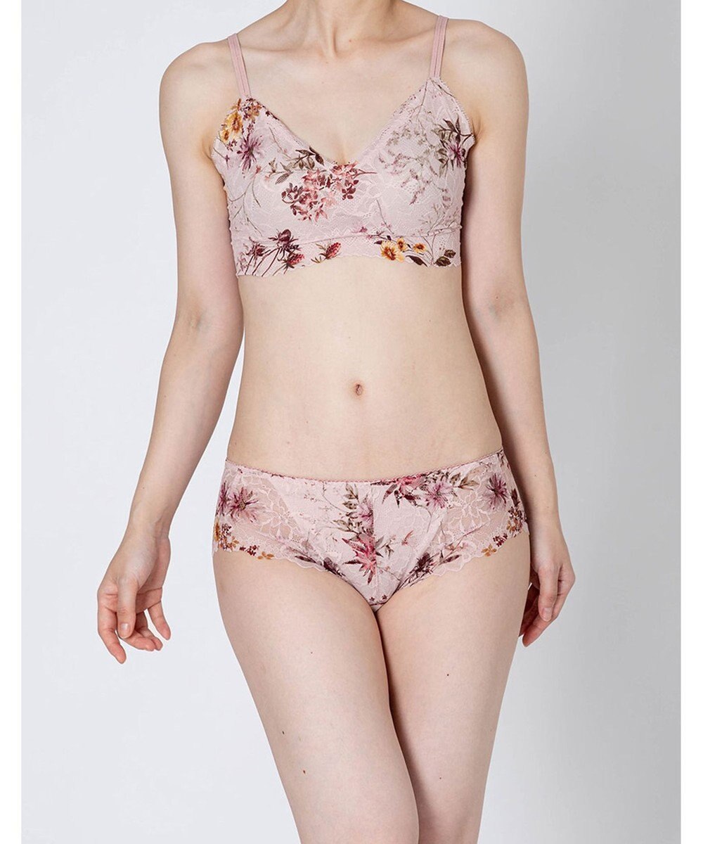 WACOAL サニタリーショーツ 【GOCOCi ゴコチ】 「普通~多い日」に対応 後ろまでしっかりカバー 羽付きナプキン対応 総レース 生理用ショーツ はきこみ丈あさめ レディース PGG198 /ワコール 