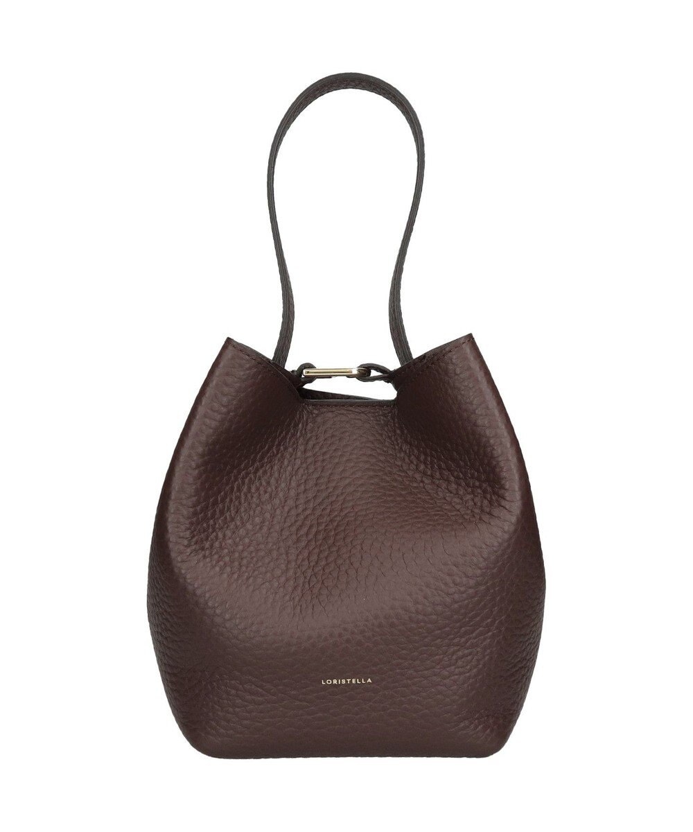 INTER-CHAUSSURES 【LORISTELLA】シュリンクレザーバケットバッグ 