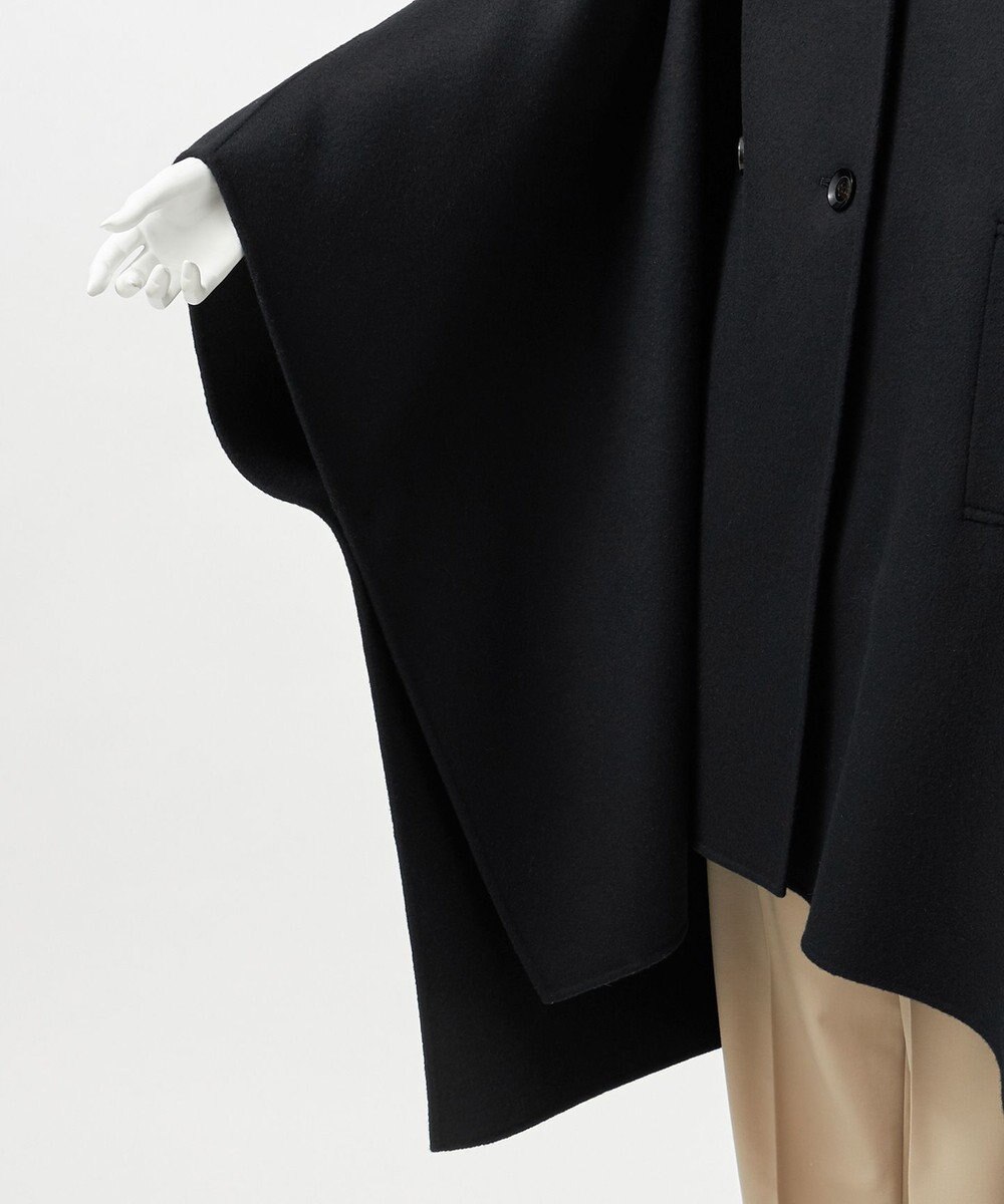 23区 【エステータ】ウールリバー ポンチョ コート 