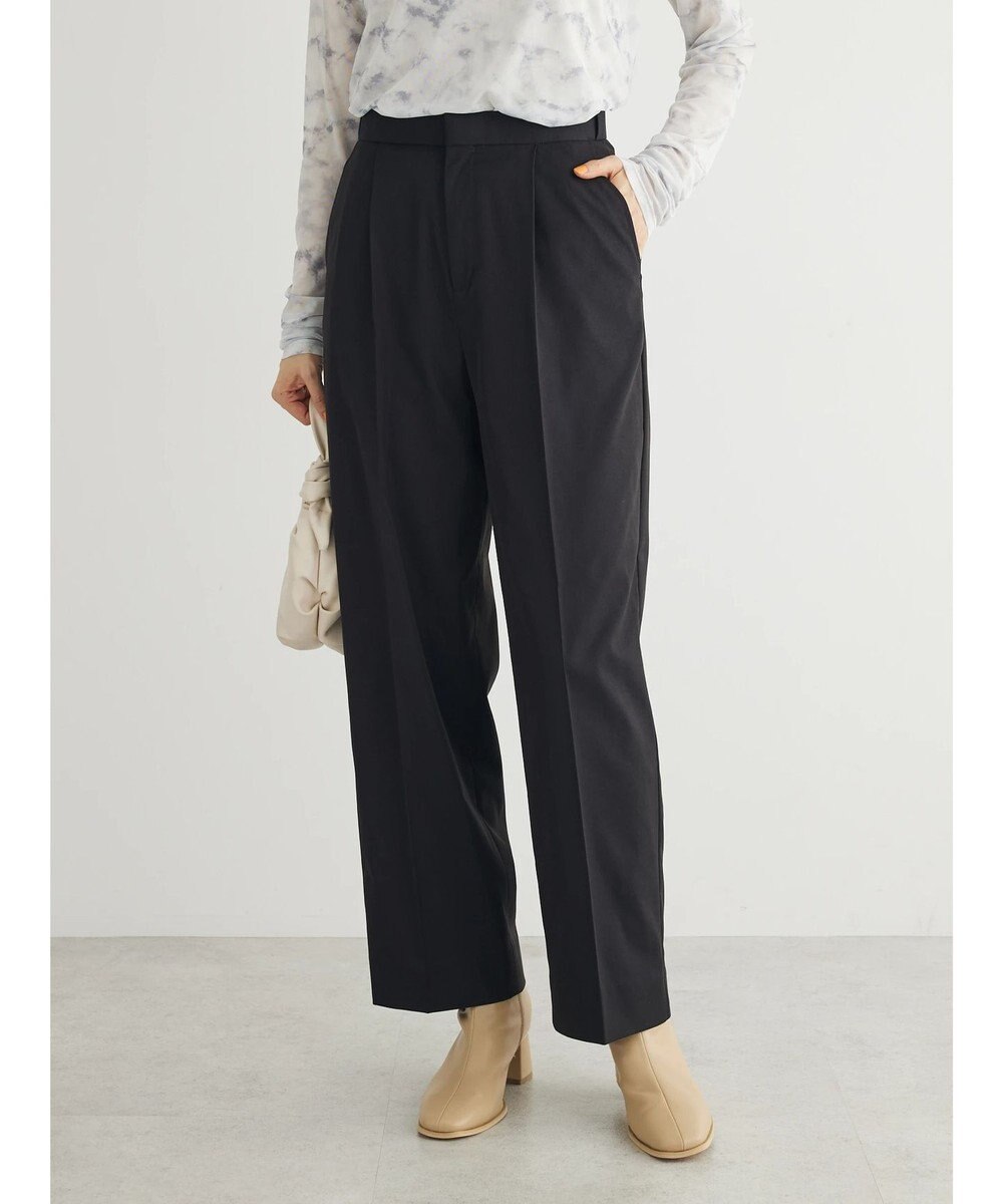 Green Parks きれいシルエットパンツ（ワイドストレート） 