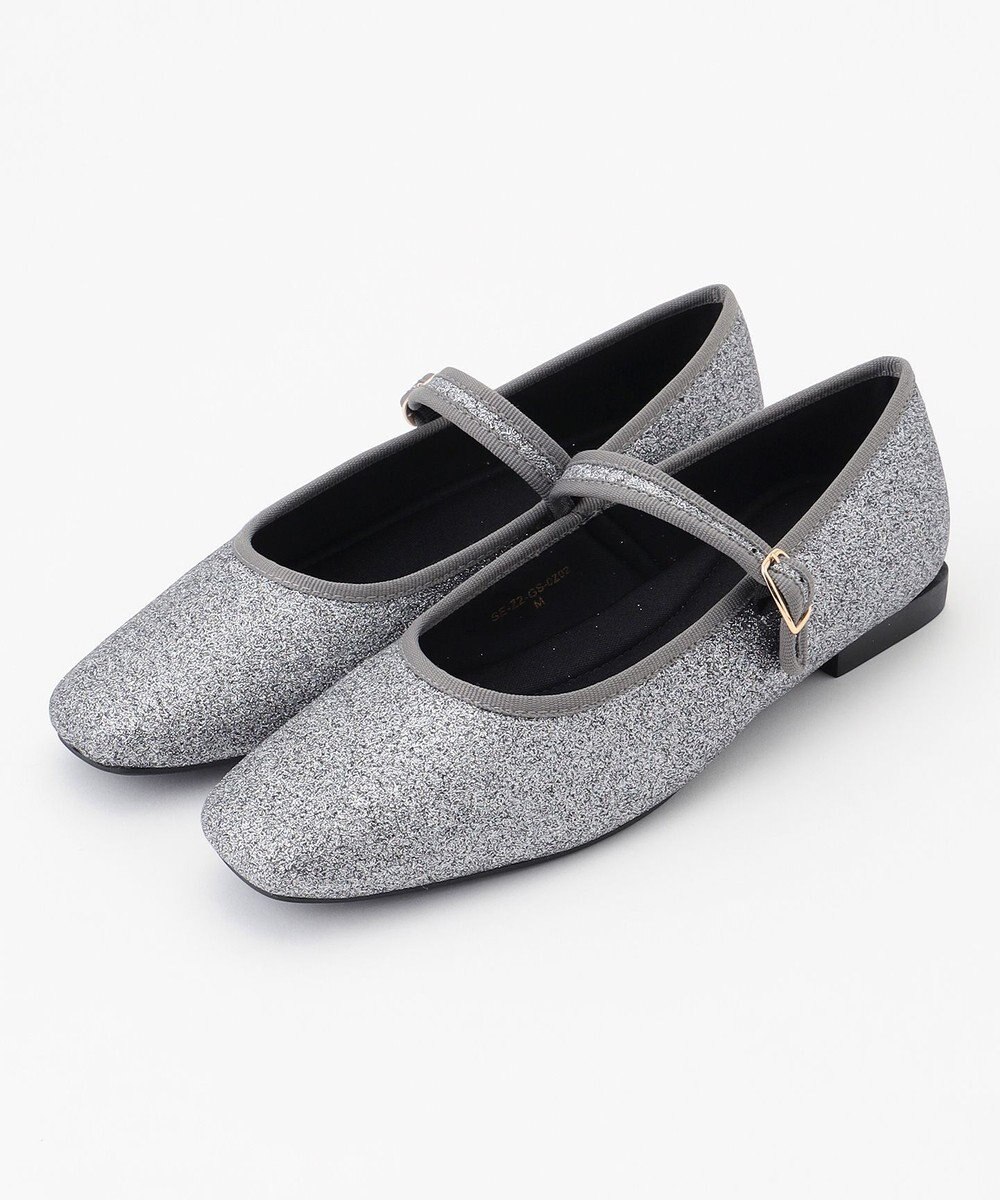 ANY グリッターメリージェーン パンプス 