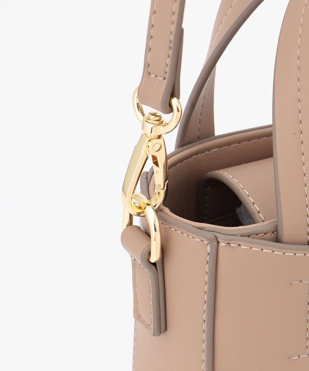 J.PRESS LADIES 【2way】スプリットレザー ナノポシェット バッグ 