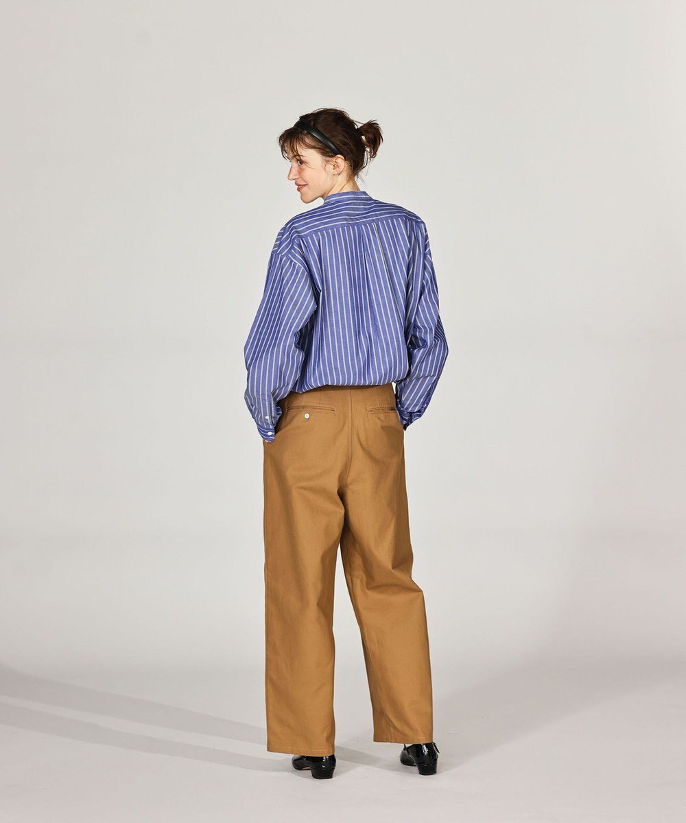 LENO BAND COLLAR SHIRTS 《UNISEX》 バンドカラーシャツ 