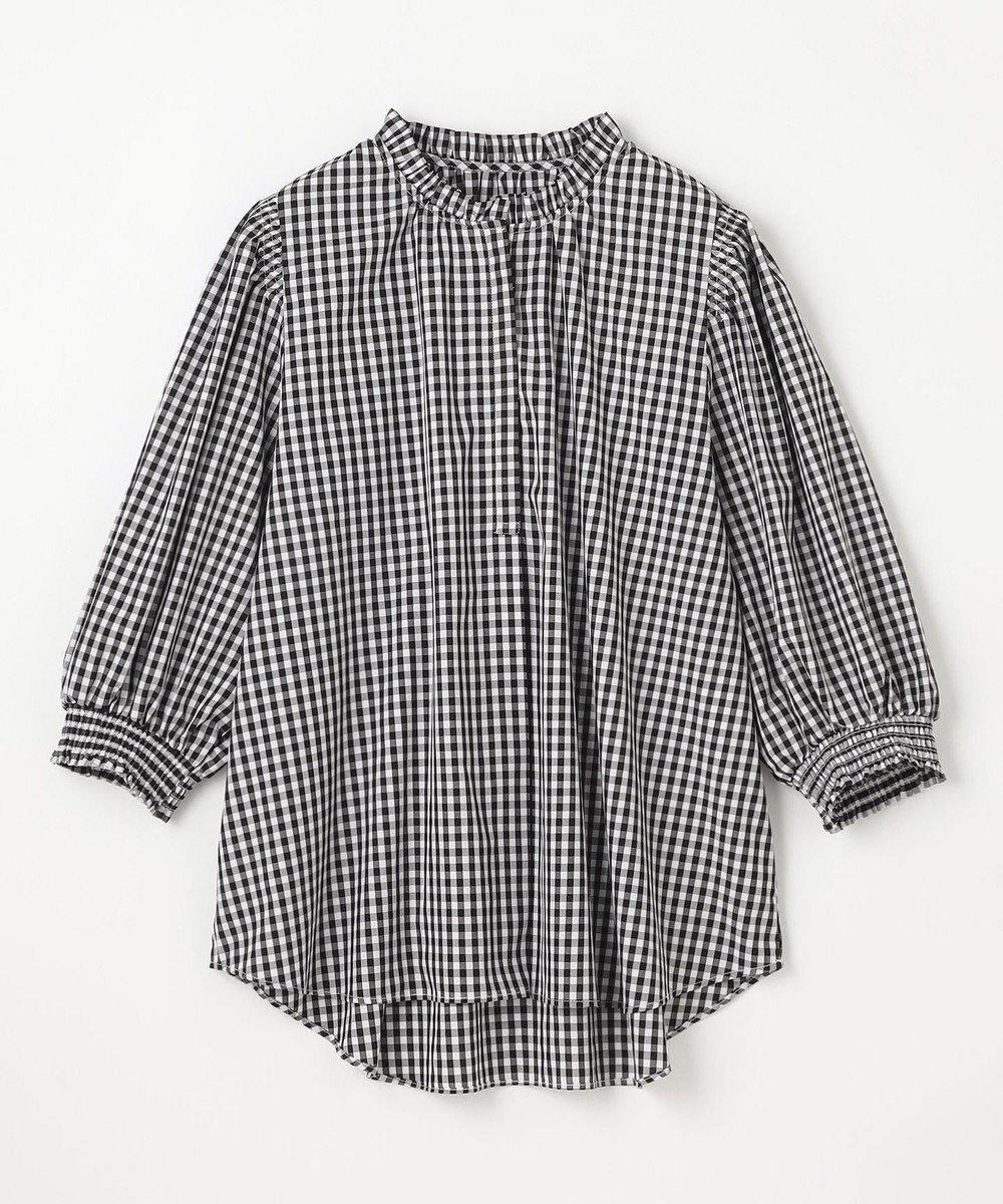 ANY L 【接触冷感/UVカット/抗菌防臭/速乾】エニイファンクション シャーリングブラウス 