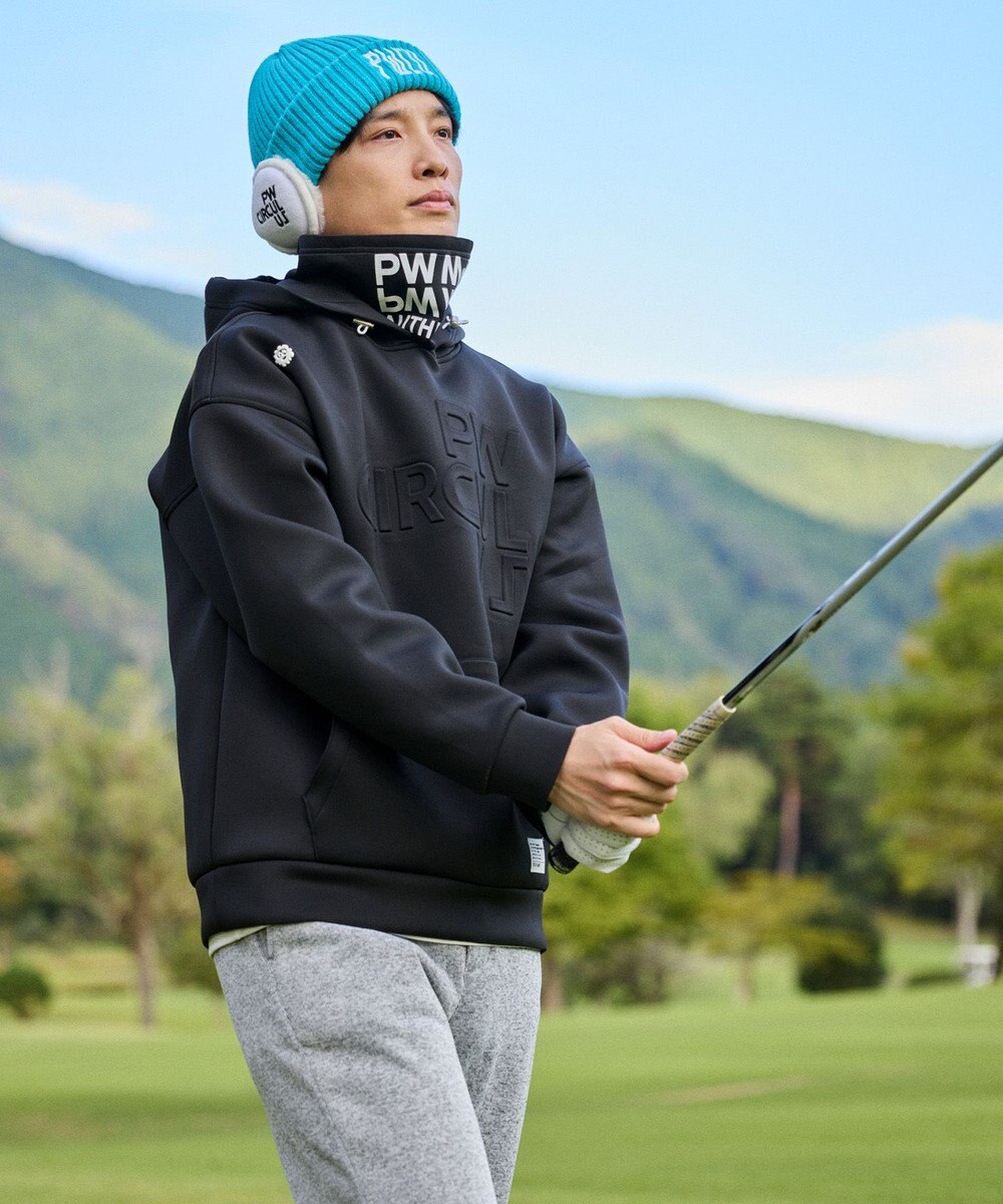 PW CIRCULUS 【UNISEX】WAVY カラーニット帽 ゴルフ 