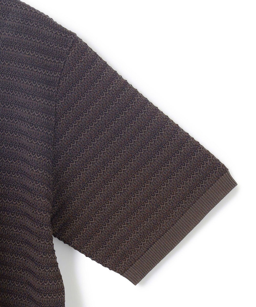 JOSEPH HOMME 【洗える】ジオメトリックボーダー　ポロニット 