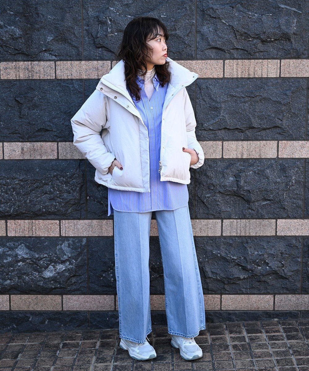 KWD 【日本製/高品質ダウン】STAND COLLAR DOWN BLOUSON ダウンブルゾン 