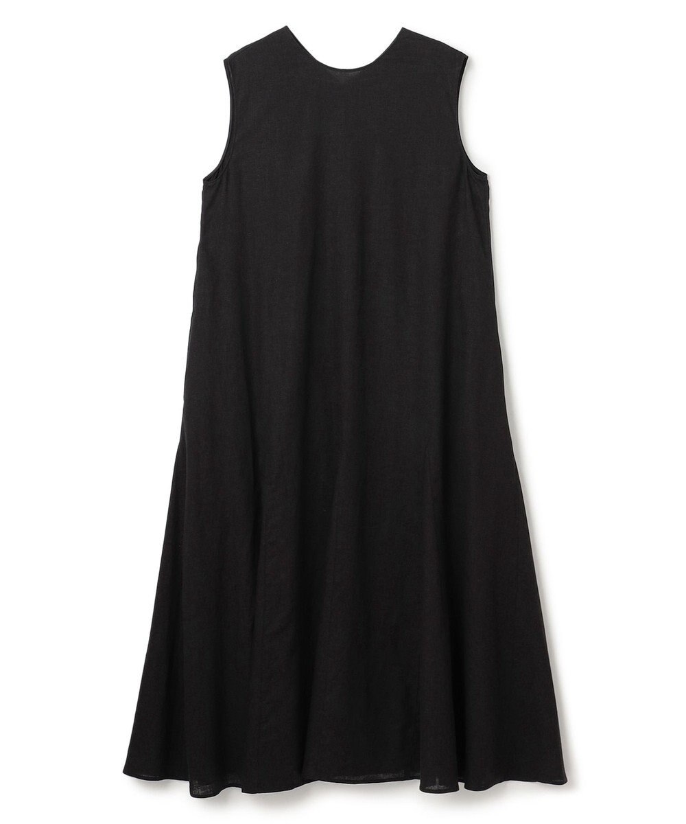 UNFILO L リネンレーヨン ノースリーブワンピース 
