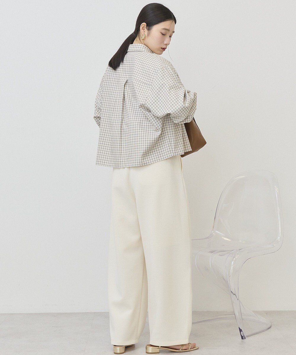 AMERICAN HOLIC ミニチェックショート丈シャツ 