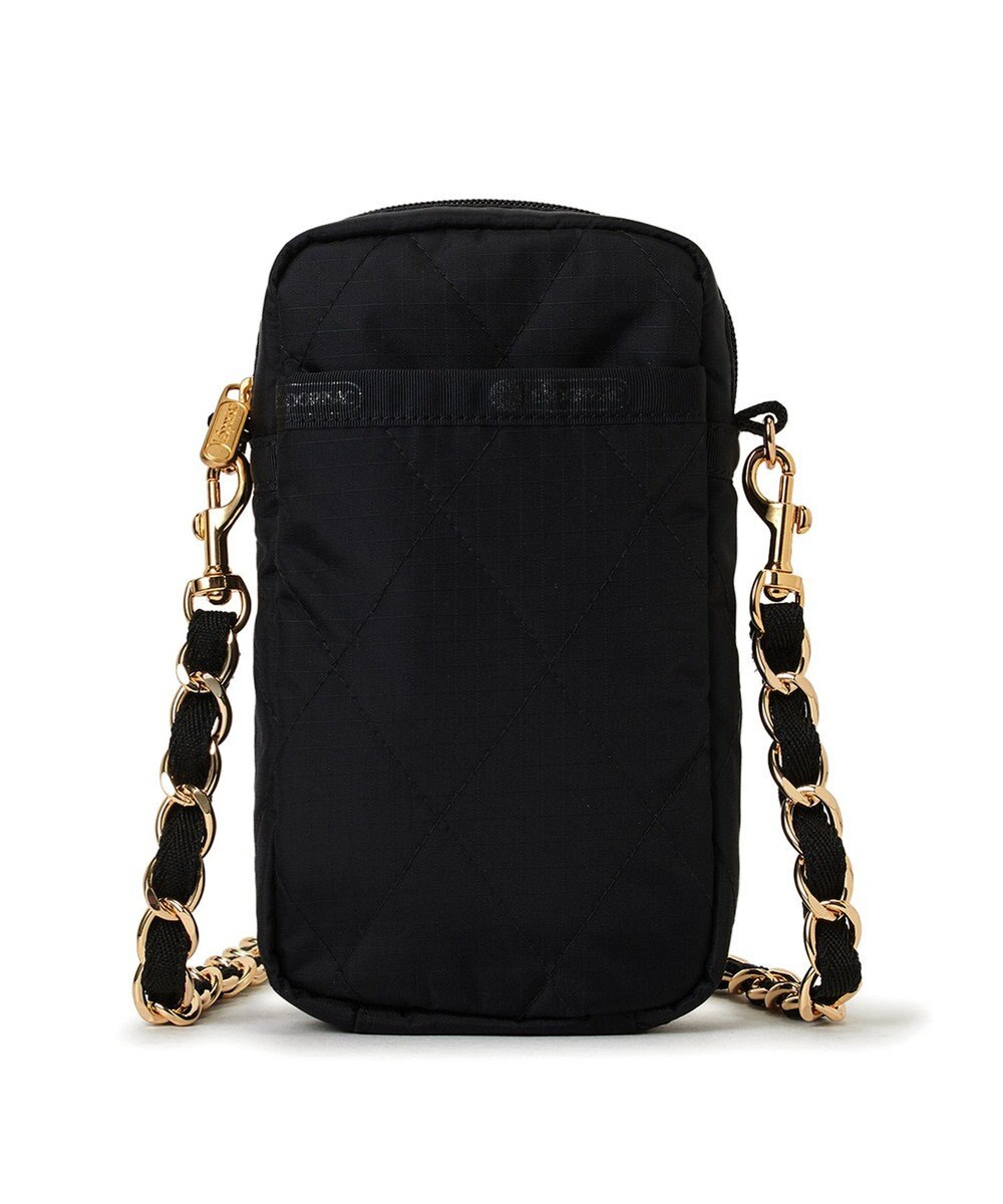 LeSportsac CHAIN MINI PHONE CRSBDY/ミッドナイトキルトチェーン 