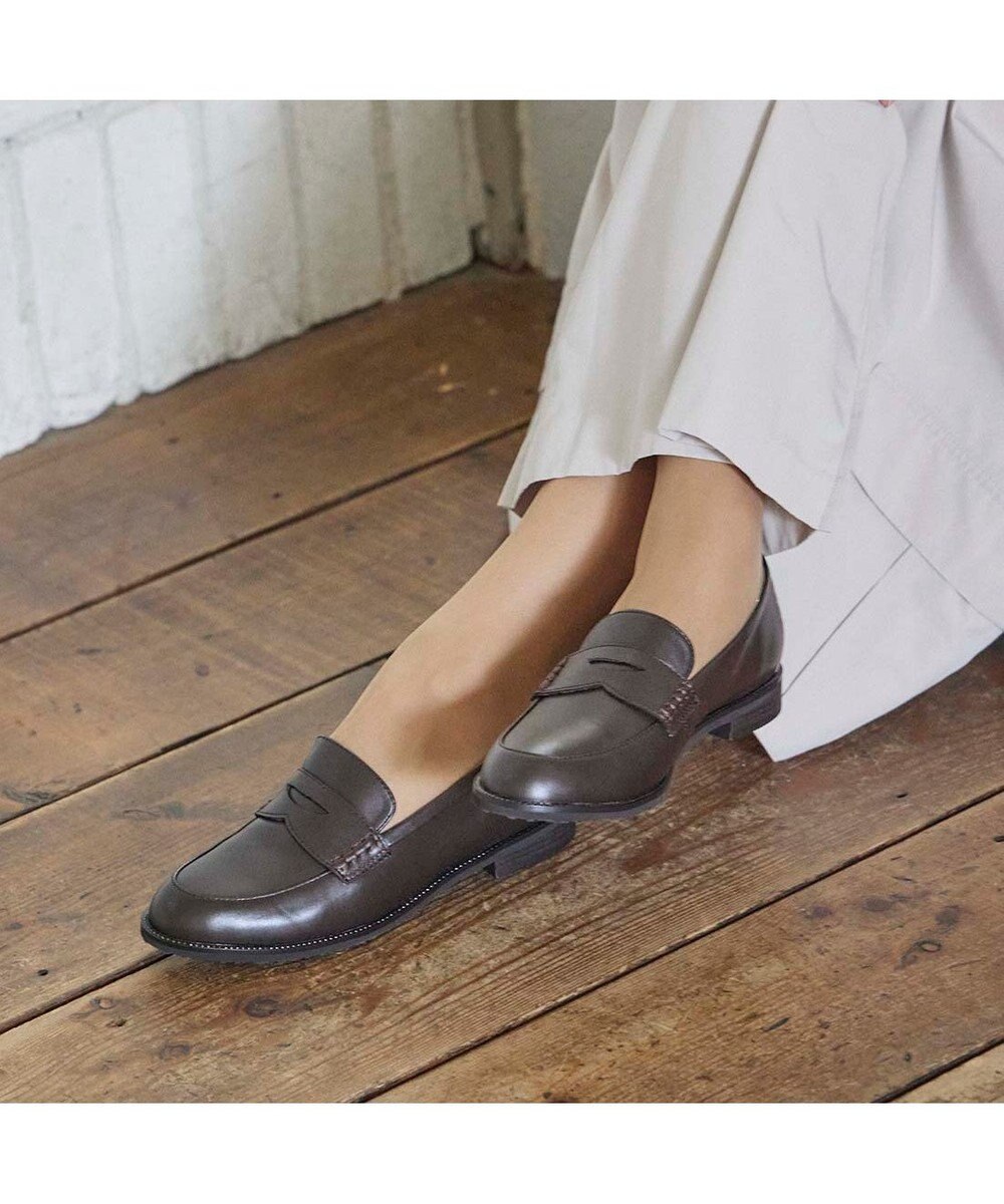 ing <ing>デザインコインローファー 