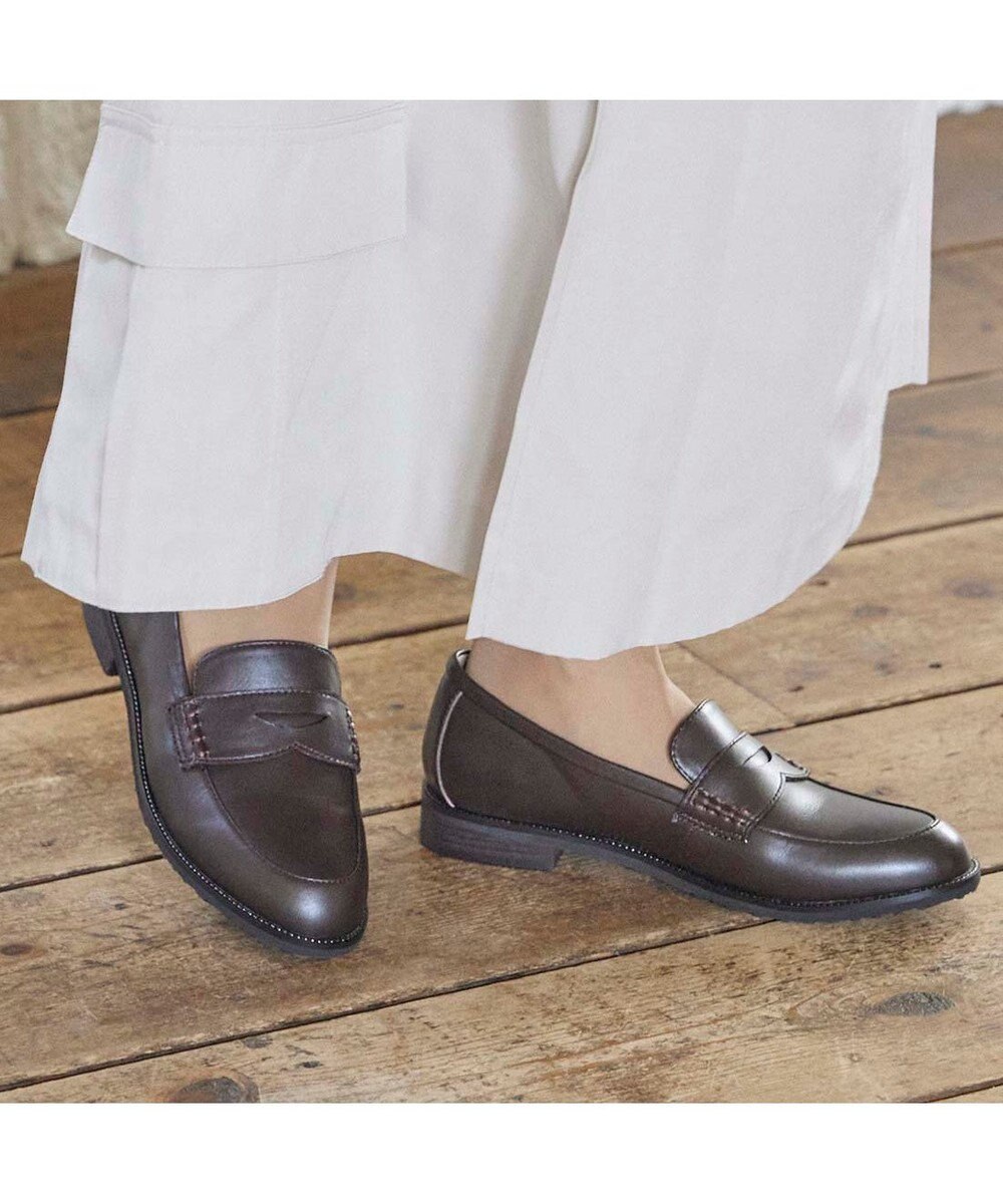 ing <ing>デザインコインローファー 