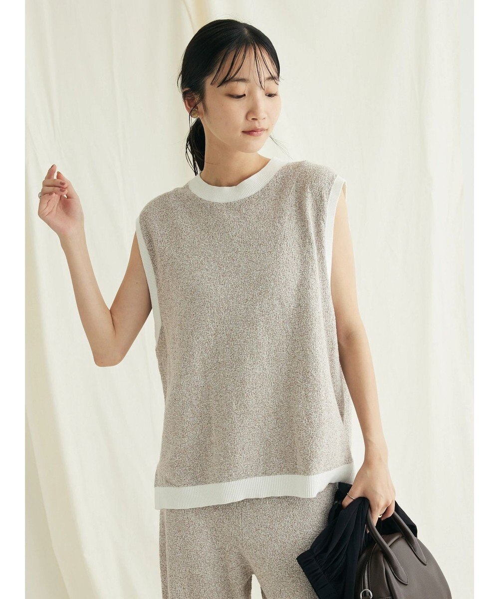 CRAFT STANDARD BOUTIQUE リンクス編みニットベスト 