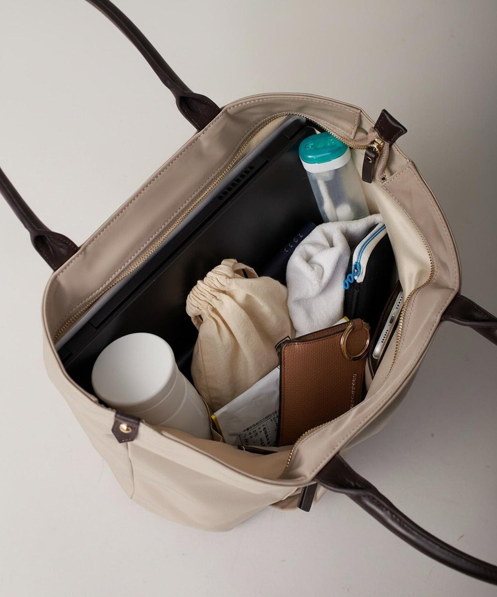 J.PRESS LADIES 【A4サイズ収納可】 ナイロン トート バッグ 