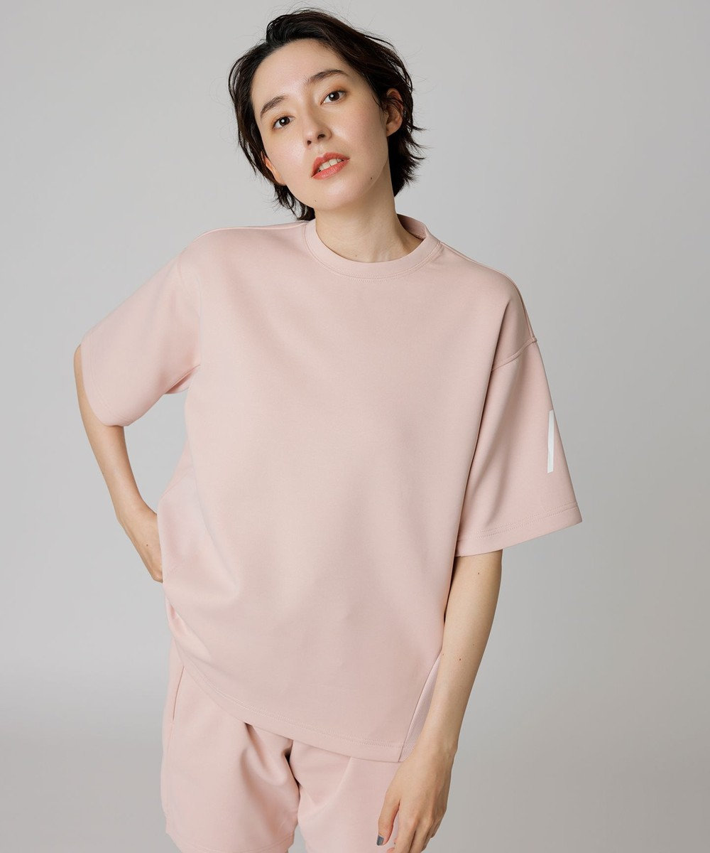 UNFILO 【ユニセックス】コンビTシャツ ピンク系