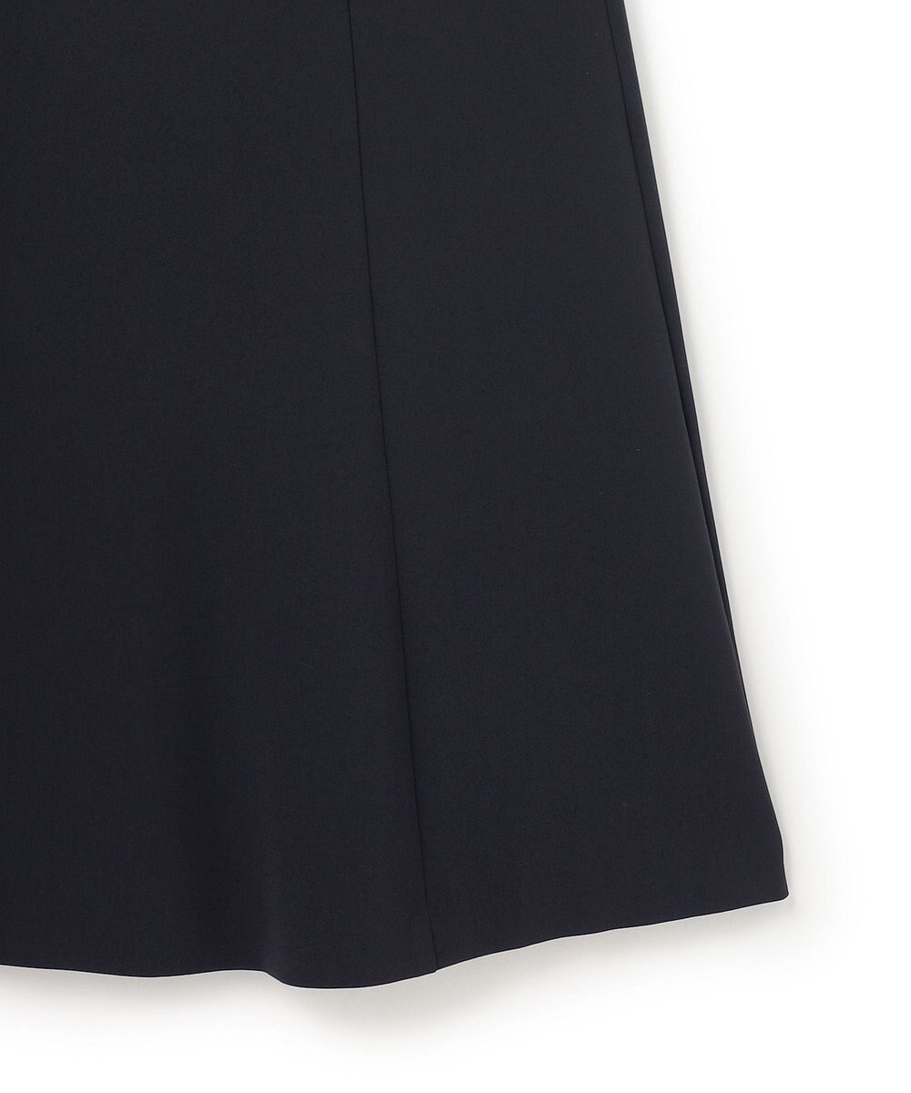 23区 【セットアップ対応/洗える】トリアセダブルジョーゼット 襟付き ワンピース 