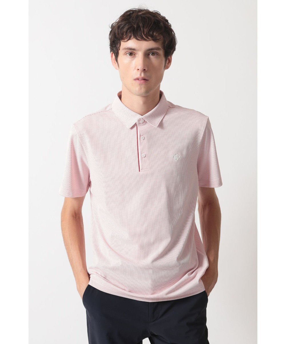 DAKS DAKS GOLF ツートン冷感半袖ポロシャツ 