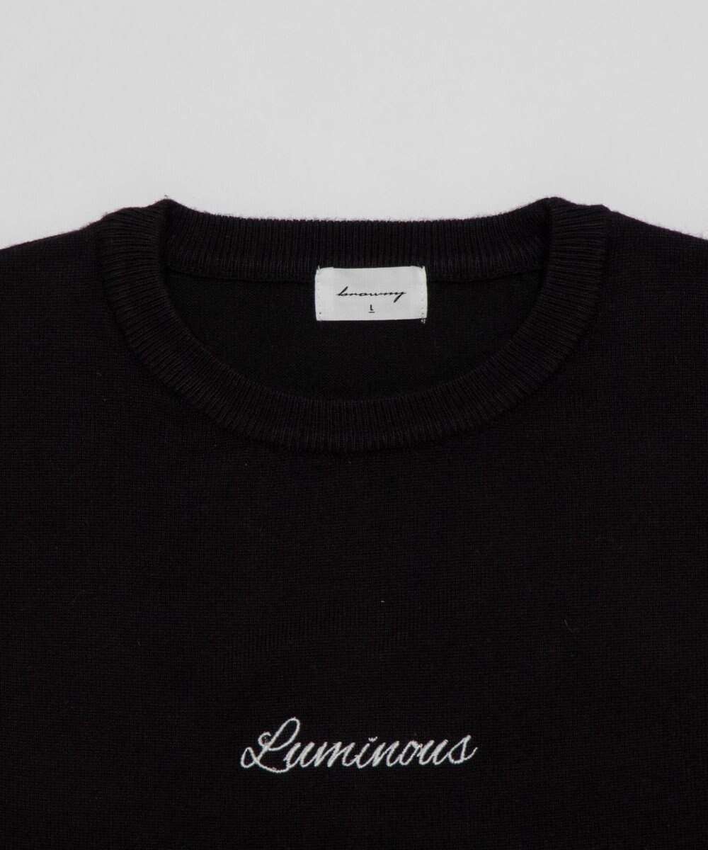 WEGO アクセ付きワンポイントニットプルオーバー（LS） 