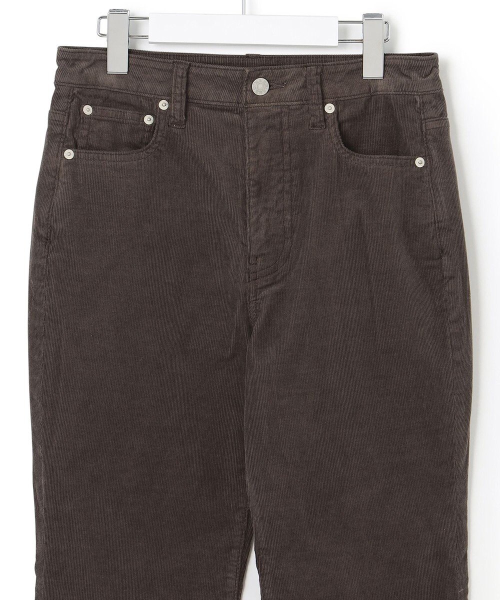 23区 【SLOW】ストレッチ コーデュロイ ストレート フレア パンツ 