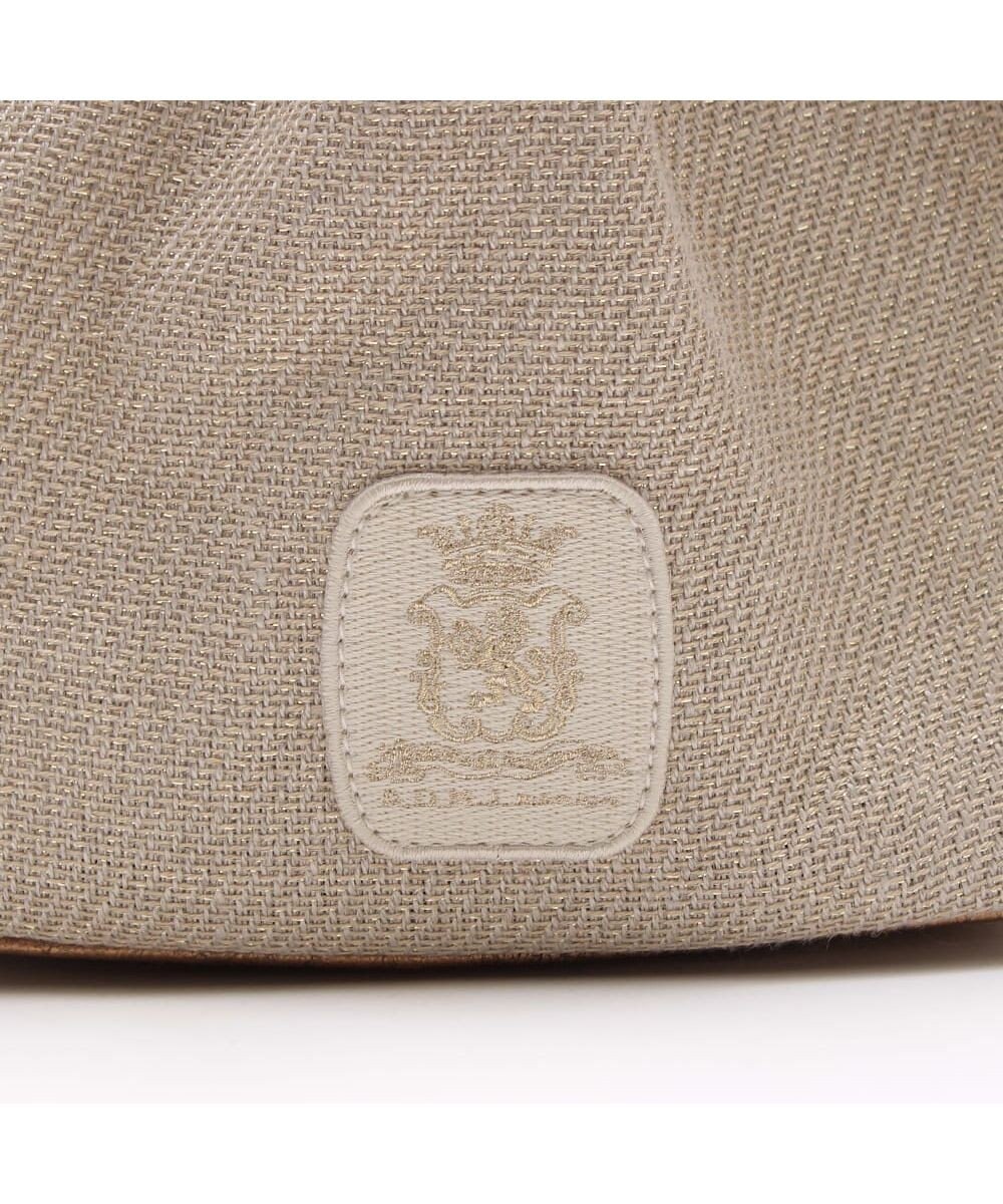 A.D.M.J. 【ファブリック】リネンラメクロス/前金具付トート32cm(Dカン＋)リネンラメクロス/前金具付トート40cm(Dカン＋) 