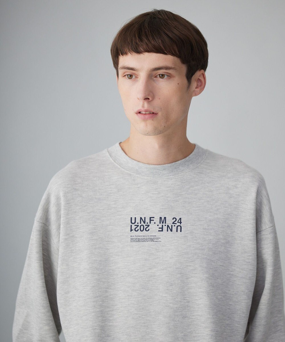 UNFILO MENS 【男女兼用】グラフィックプリント スウェットTEE [24年秋冬商品] 