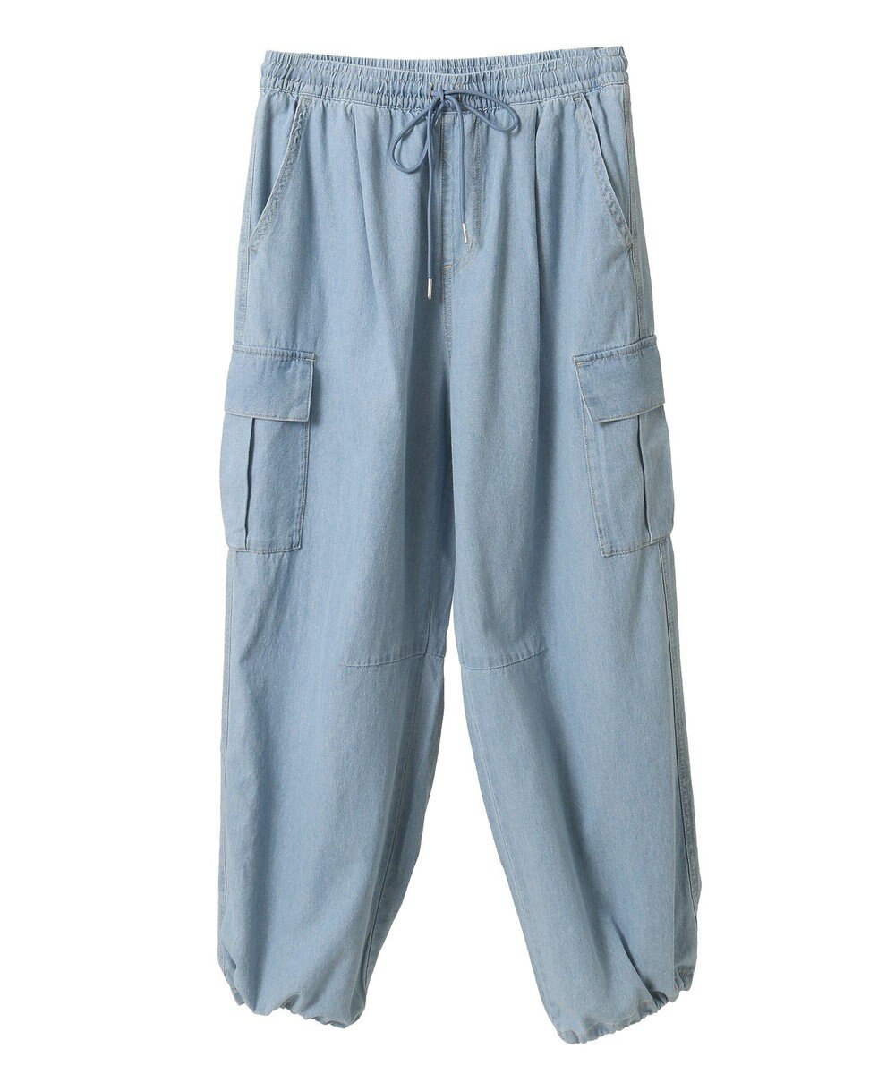 Green Parks ライトデニムカーゴパンツ 
