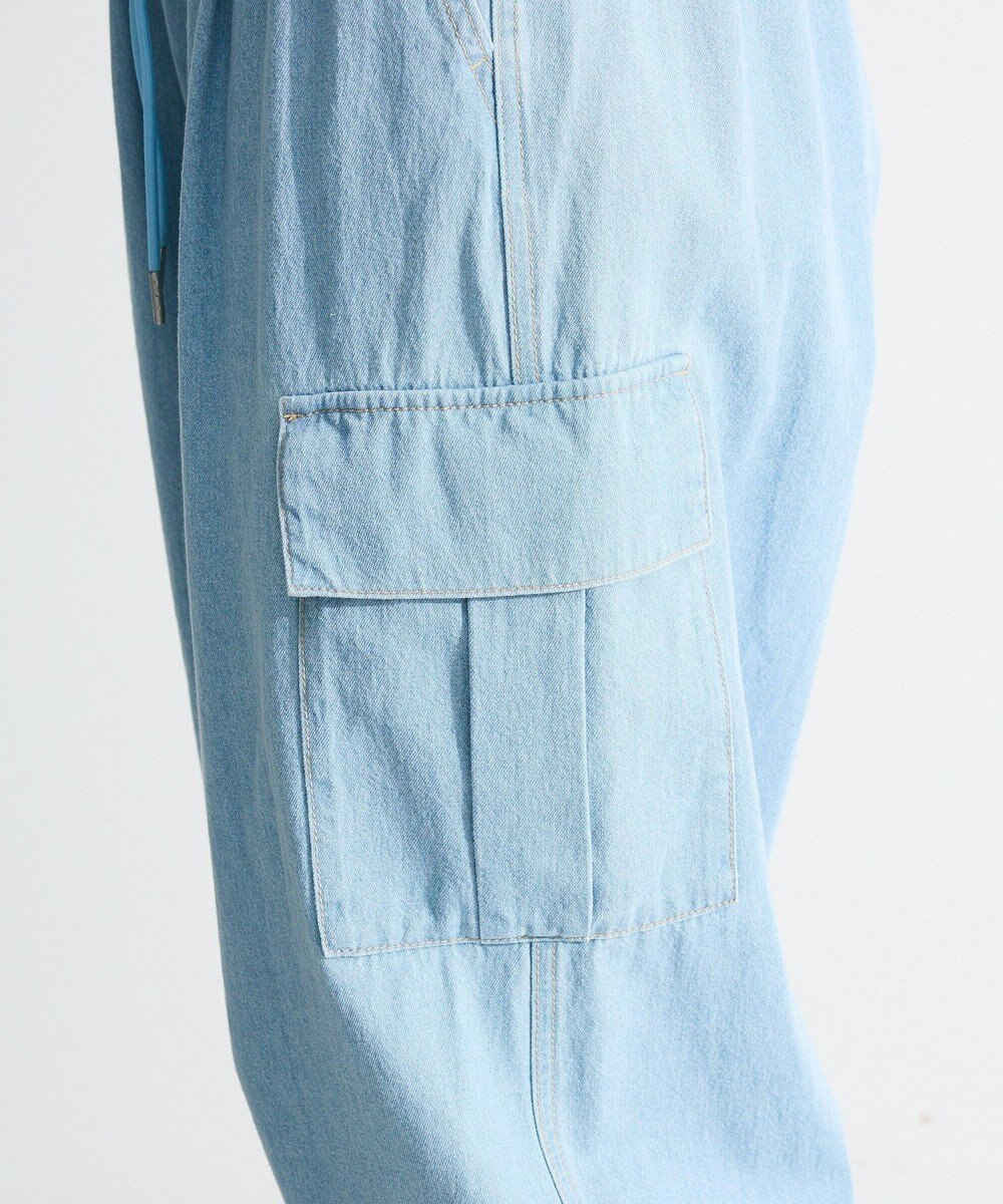 Green Parks ライトデニムカーゴパンツ 