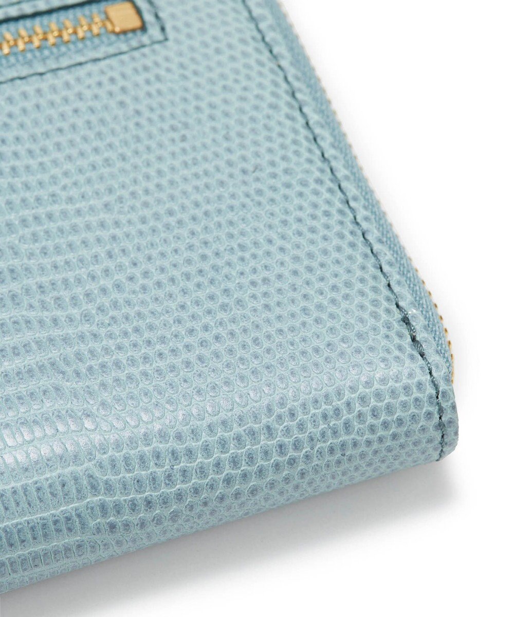 TOPKAPI 【TOPKAPI】イタリアンレザー リザード型押し Lファスナー長財布マチ付き LUCIA ルチア 