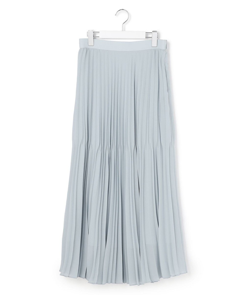 ICB L 【先行予約】ライトジョーゼットプリーツ スカート 