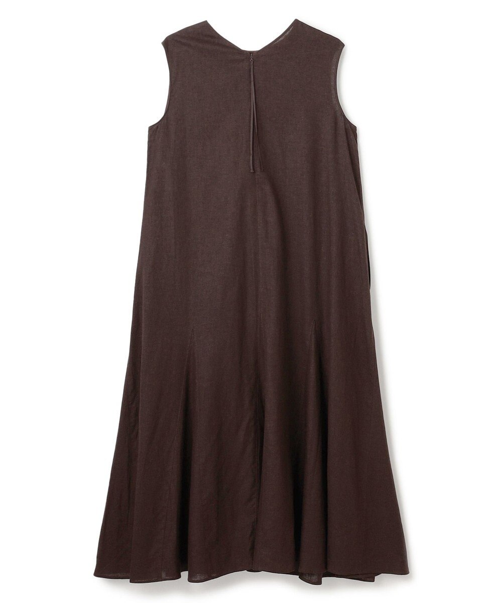 UNFILO L リネンレーヨン ノースリーブワンピース 