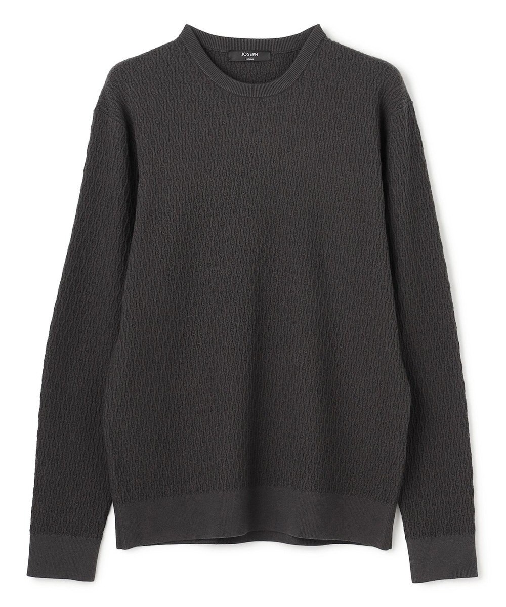 JOSEPH HOMME 【新柄】 ヴィスコースリンクス　クルーネックニット 