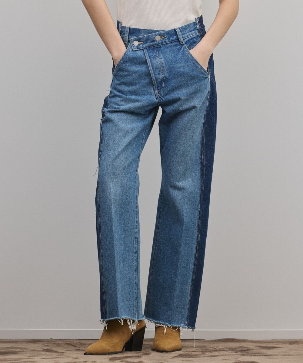 GRACE CONTINENTAL リメイクフレアデニムパンツ 