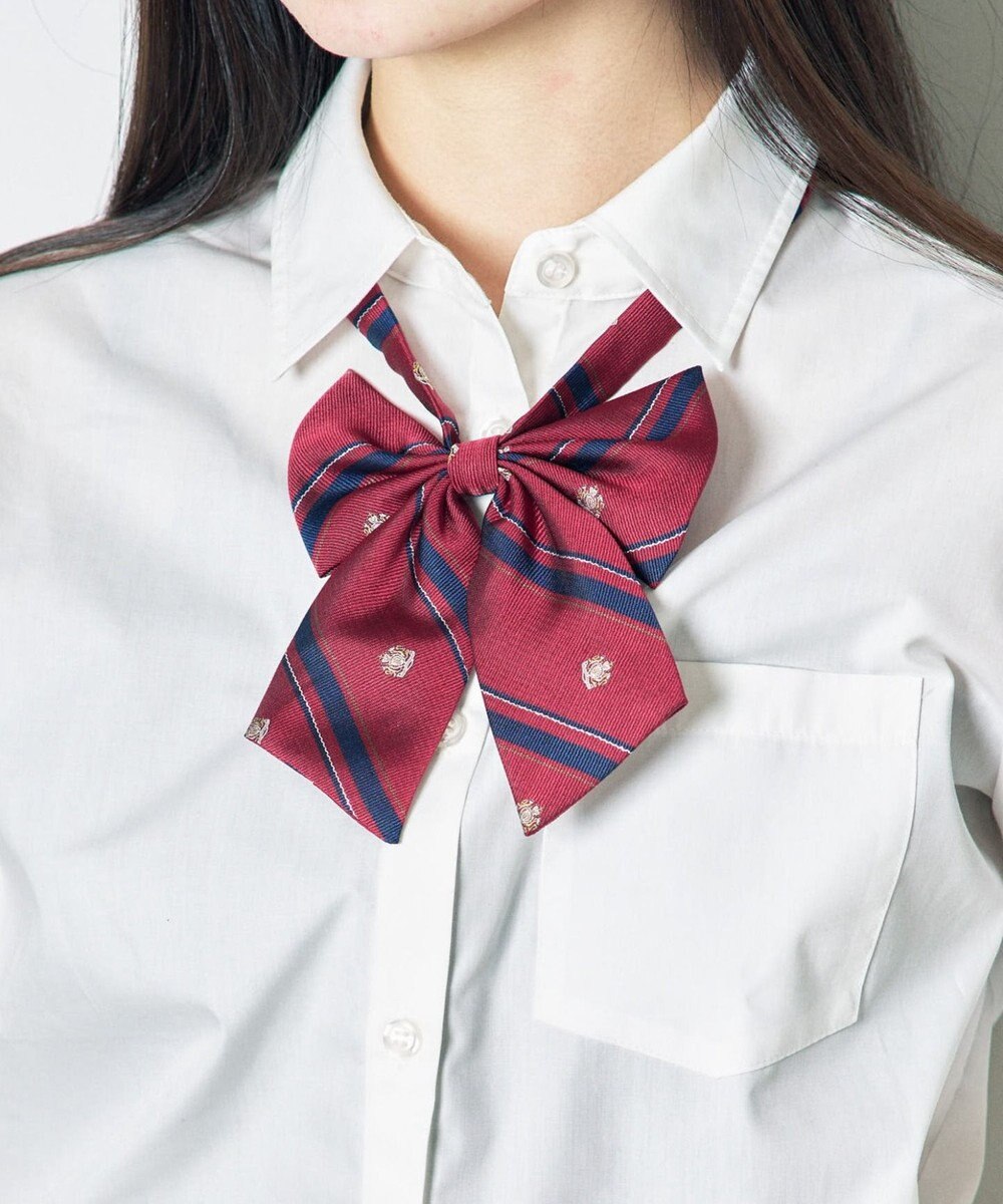 WEGO 【SCHOOLITEM】エンブレム柄スクールリボン 