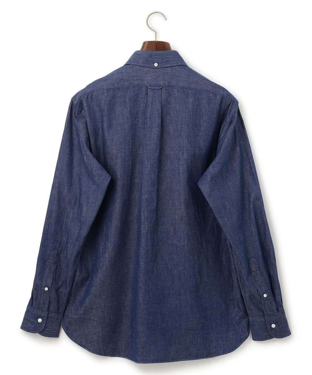 J.PRESS MEN デニムルックツイル ボタンダウンシャツ 