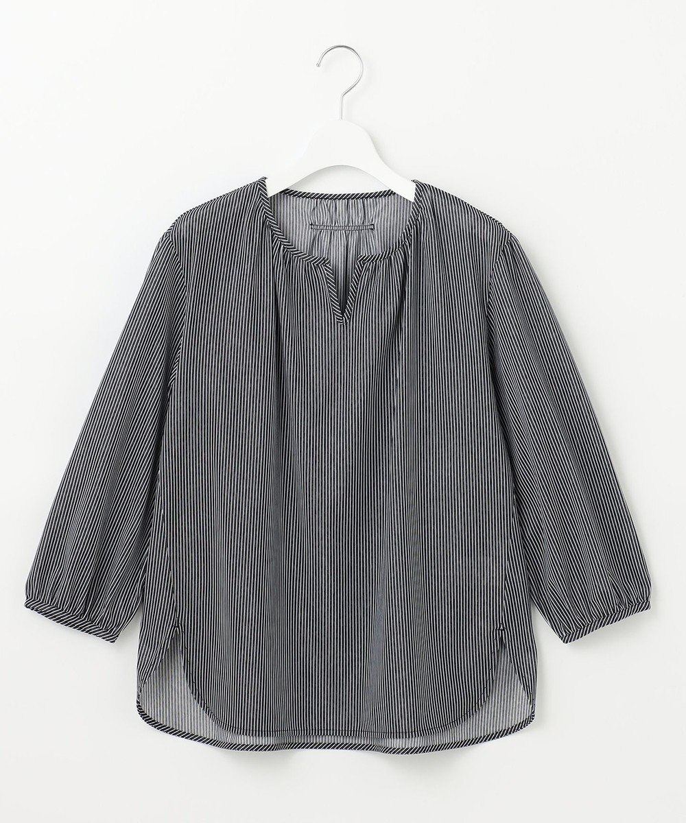 J.PRESS LADIES S 【WEB限定カラーあり・洗える・イージーケア】 アーネストストライプ スリットネック カットソー 