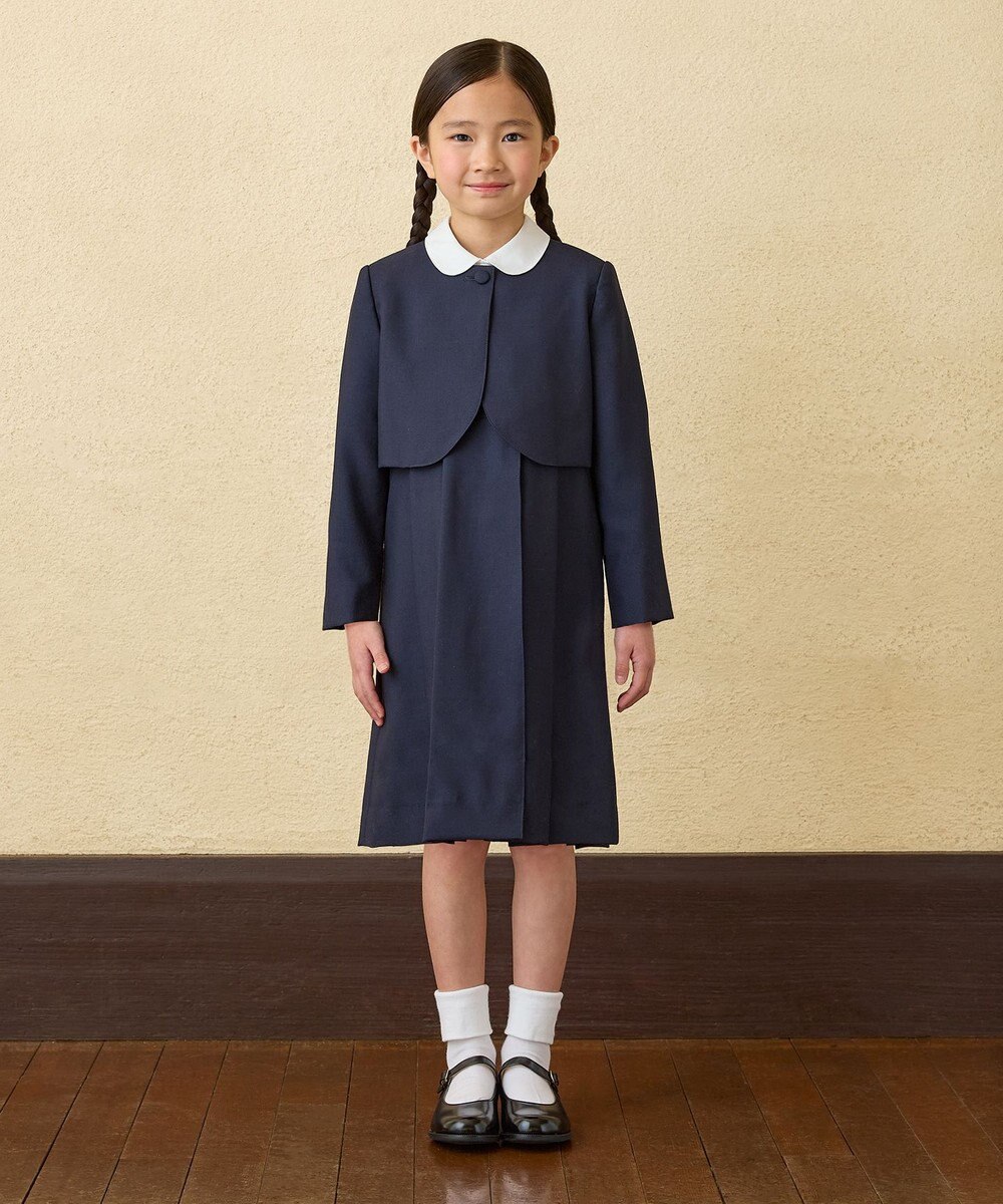 MIKI HOUSE HOT BISCUITS 【95-130cm】ウール素材のボレロ 