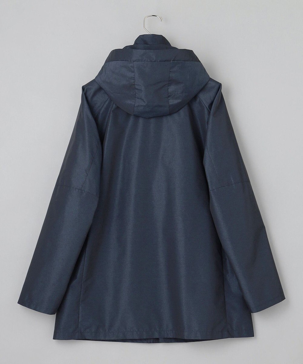 GOTAIRIKU 【ビジネスで着用可】メランジシャンブレー フーデッドブルゾン 