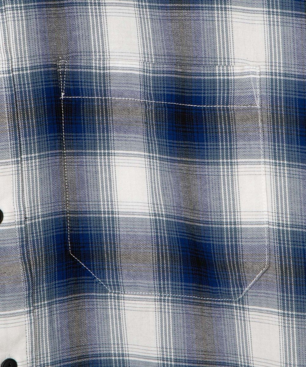 WEGO オンブレチェックシャツ 