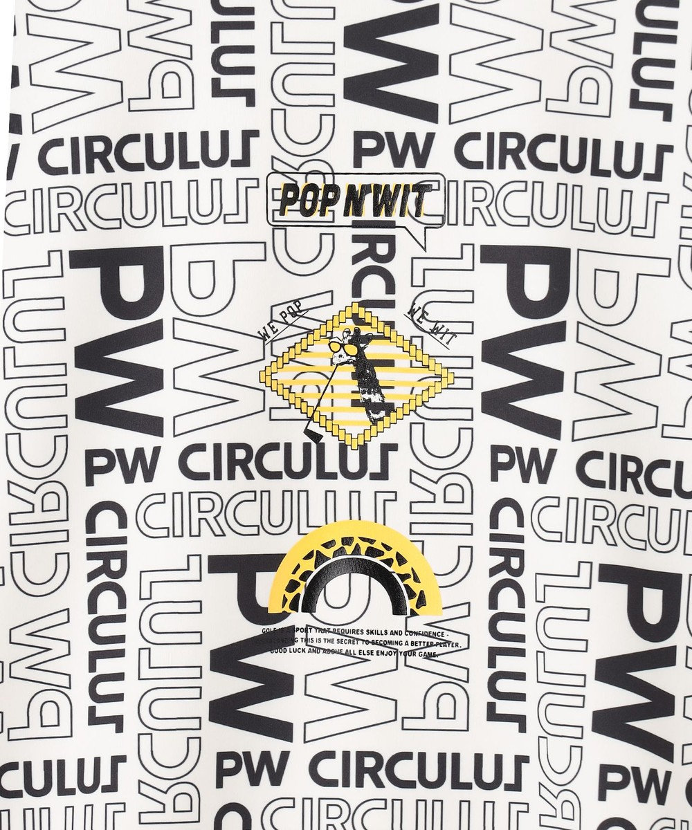 PW CIRCULUS 【UVカット / 吸水速乾 / 伸縮性抜群】【MEN】ＰＷロゴ＆チェックモックT 