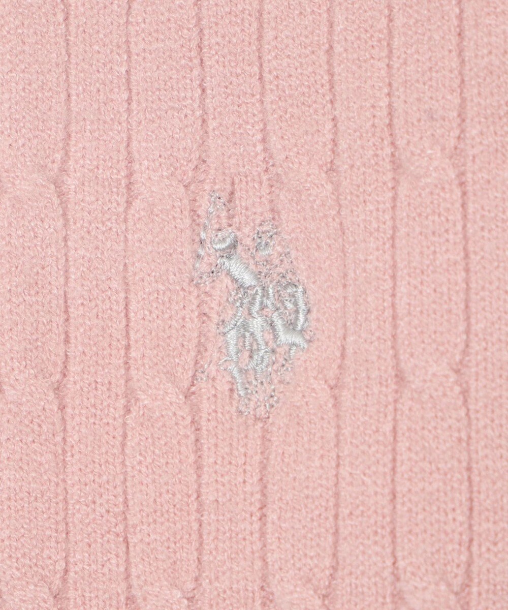 WEGO 【WEB限定/25年秋冬新作】別注USPOLOヘンリーネックニットPO 