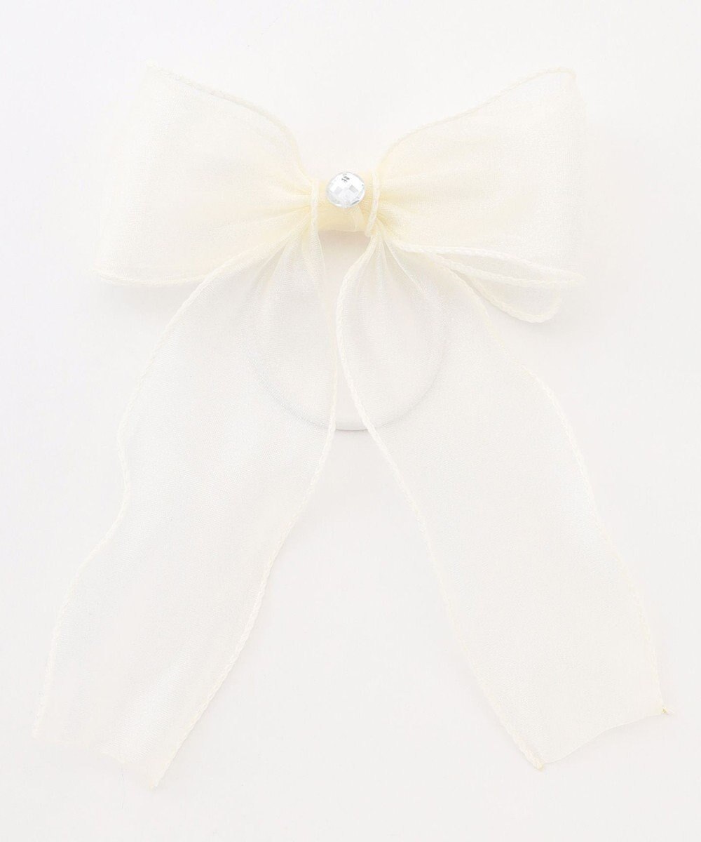 ANY KIDS オーガンジーリボンヘアポニー 