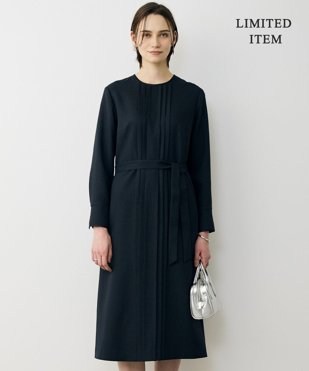 ICB L 【WEB限定】ツイードタックワンピース 