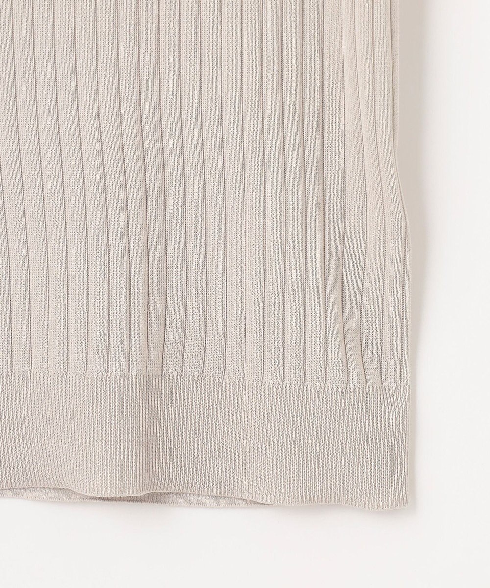 自由区 【アンサンブル対応・洗える】ハイツイストコットンアセテートフレンチスリーブ ニット 