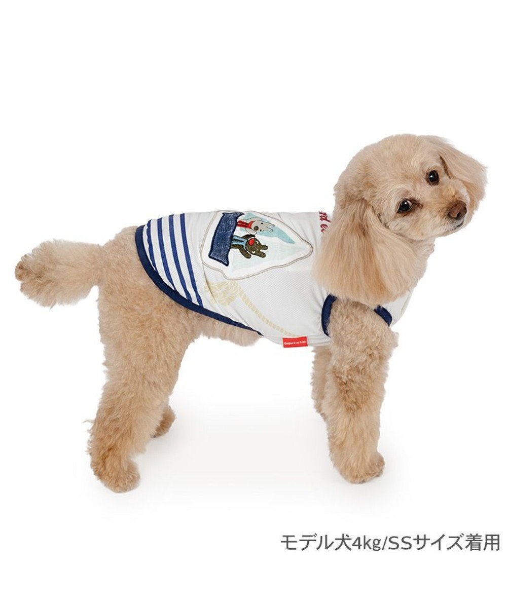 PET PARADISE リサとガスパール ポケットクール タンクトップ 《マリン柄》 小型犬 