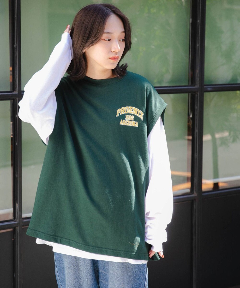 WEGO アンサンブルスウェットベストロンT 