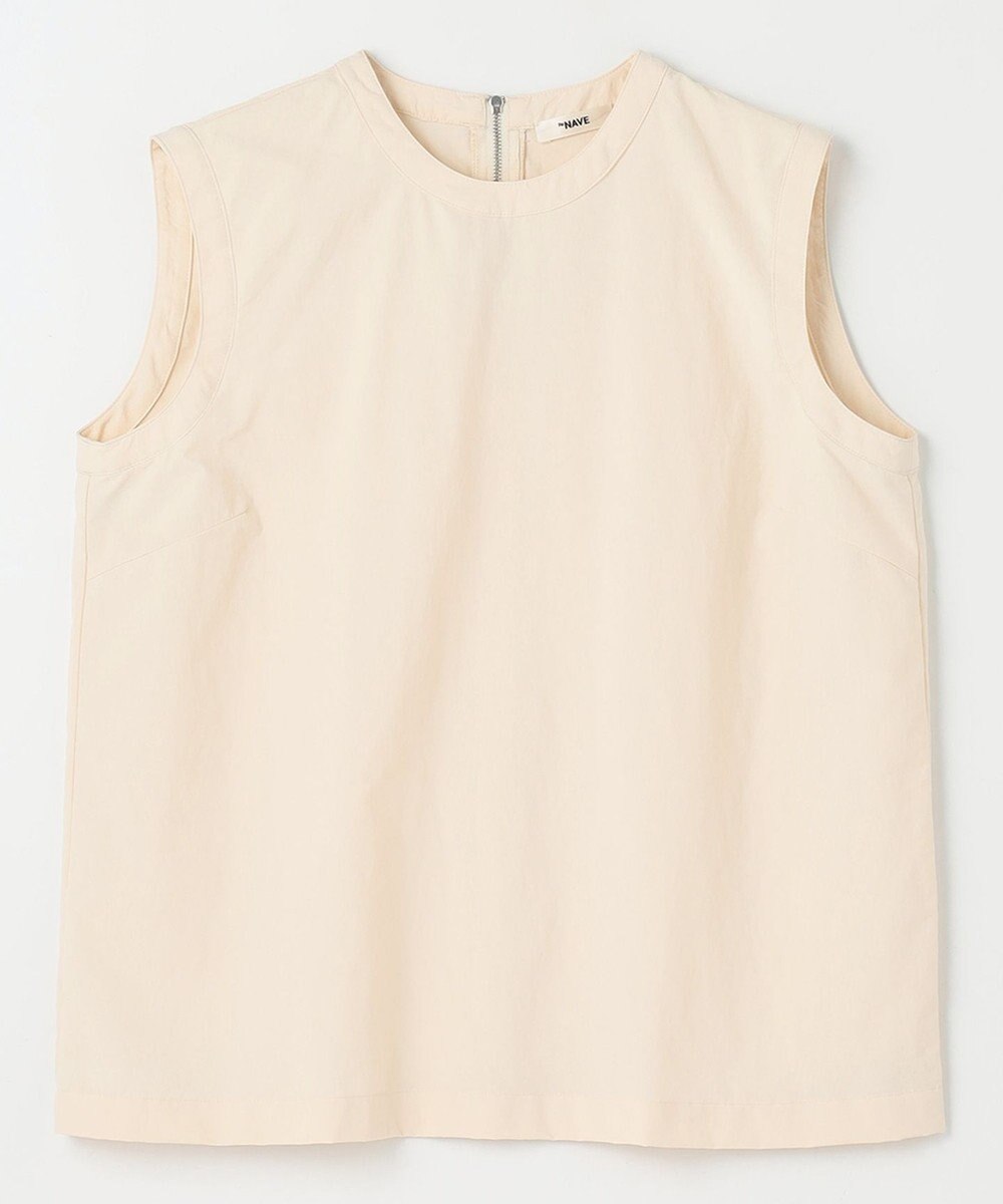 NAVE 【ReNAVE・洗える/撥水加工/接触冷感/UVケア/セットアップ】ナイロンタスラン ノースリブラウス 